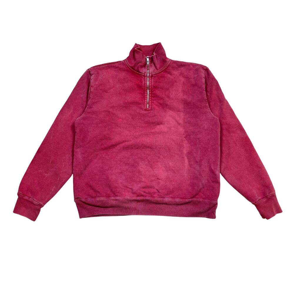 Rudy Jude Burgundy Half-Zip Sweatshirt
